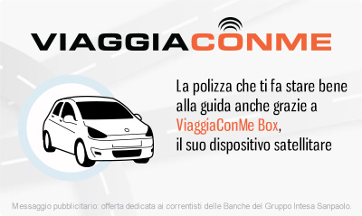 Viaggia Con Me. La polizza che ti fa stare bene alla guida anche grazie a ViaggiaConMe Box, il suo dispositivo satellitare.